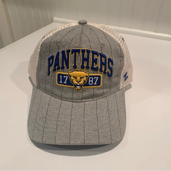 Pitt Pittsburgh Panthers ACC Adjustable Trucker Zephyr Hat Brand New With Tags - Picture 1 of 10